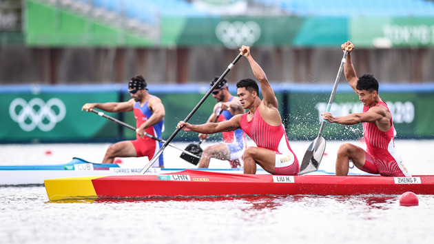 皮划艇靜水比賽開槳 中國選手全部晉級半決賽
