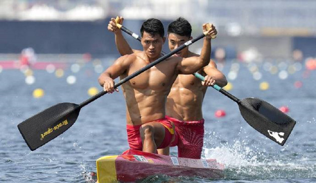 創奧運最好成績 1000米雙人划艇劉浩/鄭鵬飛晉級決賽 