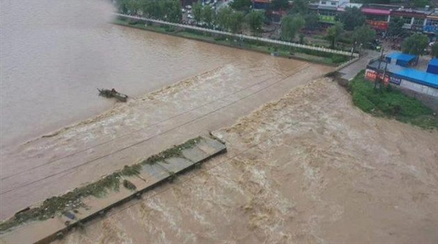 河北洪澇災害已致65.4萬人受災