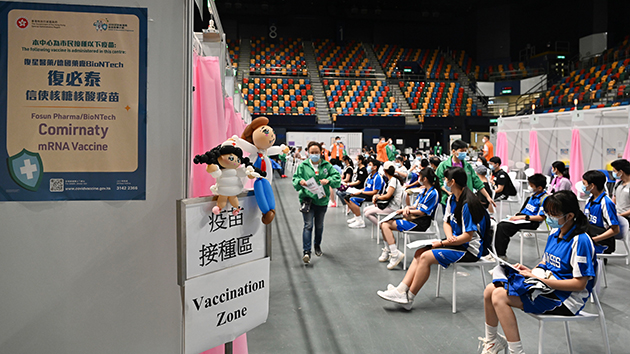 香港津貼中學議會：鼓勵健康無特別情況學生打疫苗