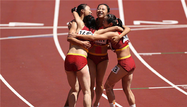 21年來首次！中國女子接力隊闖入奧運4X100決賽