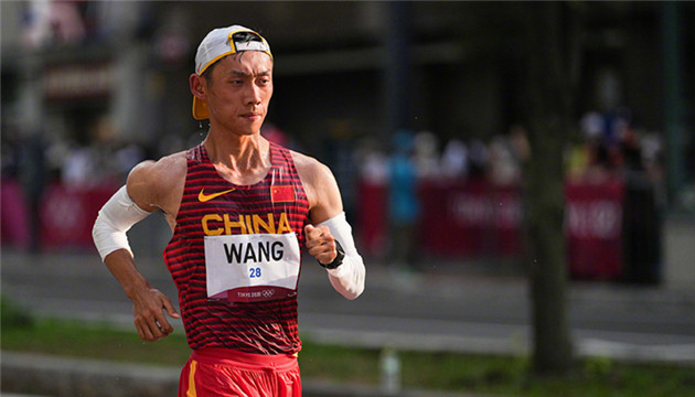王凱華獲男子20公里競走第七名