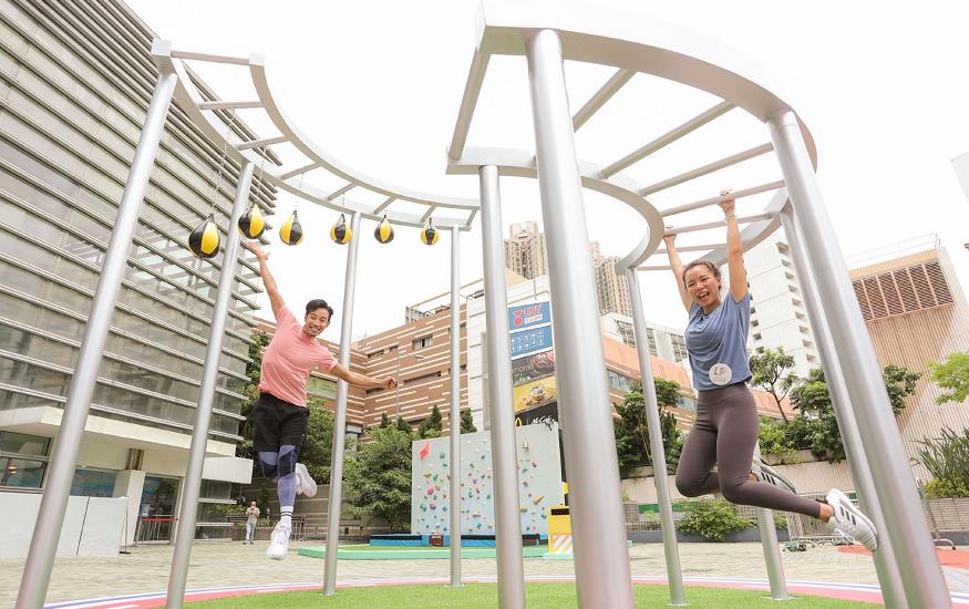 【玩樂】樂富五大體能挑戰站  鍛煉肌肉享受運動