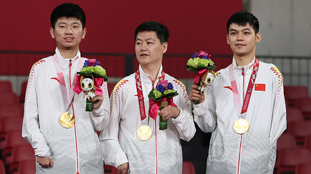 乒乓球包攬5金 最小選手蔣裕燕加冕雙冠