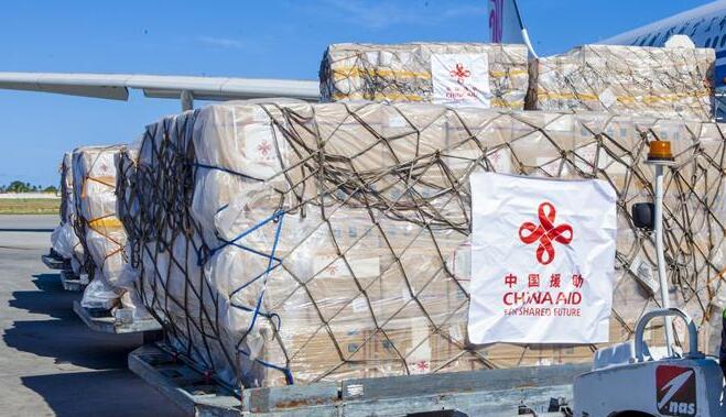 中國外交部援助伊拉克抗疫物資運抵巴格達