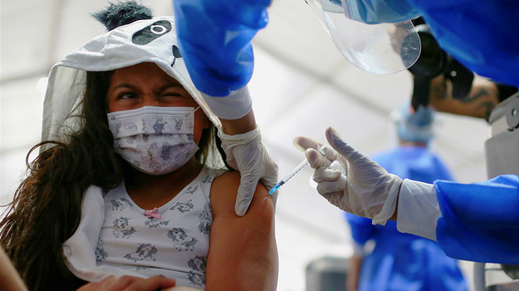 智利3歲至5歲兒童開始接種中國科興新冠疫苗