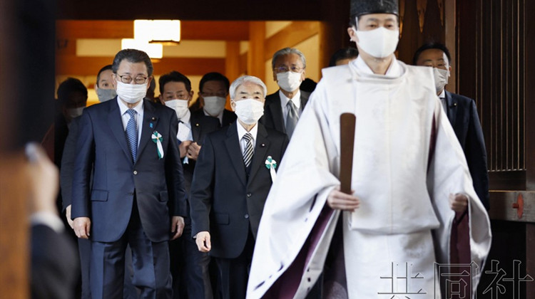 日媒：日本議員聯盟集體參拜靖國神社