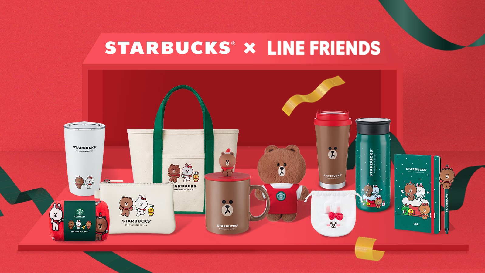 【購物】星巴克與LINE FRIENDS推出聖誕禮品 