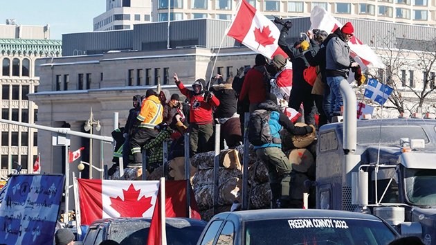 加國擬出兵驅散渥太華反強制打針示威