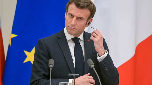 法國總統馬克龍就烏克蘭局勢分別與俄烏總統再度通電話