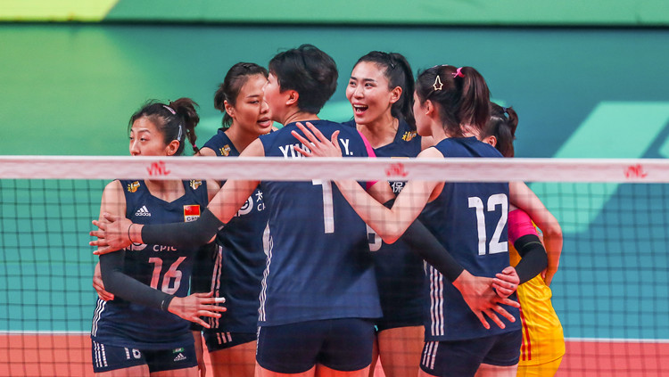 世界女排聯賽第二站 中國女排3-0戰勝比利時女排