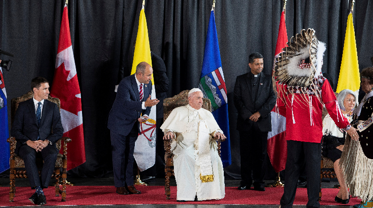教宗方濟各抵達加拿大 開展行程料尋求與原住民和解
