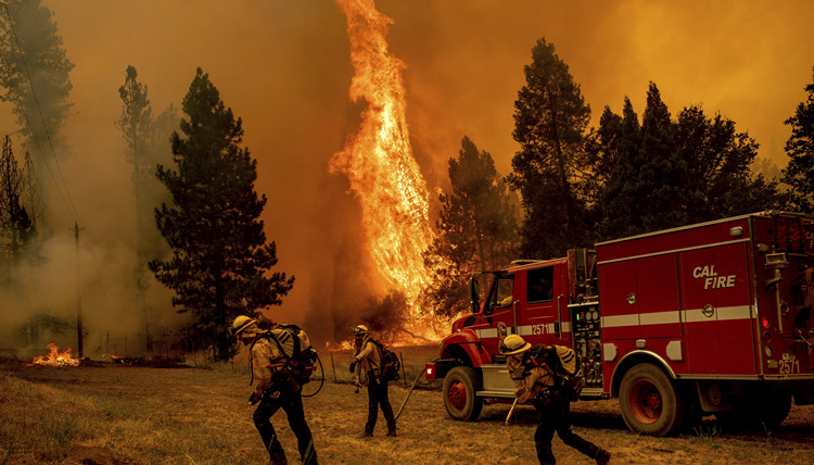 美國加州野火持續 已燒毀近57平方公里土地