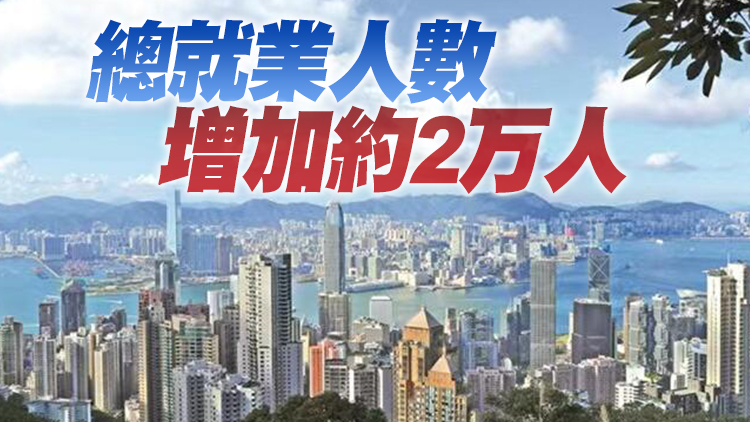 本港最新失業率回落至3.9%  孫玉菡：勞工市場將進一步改善