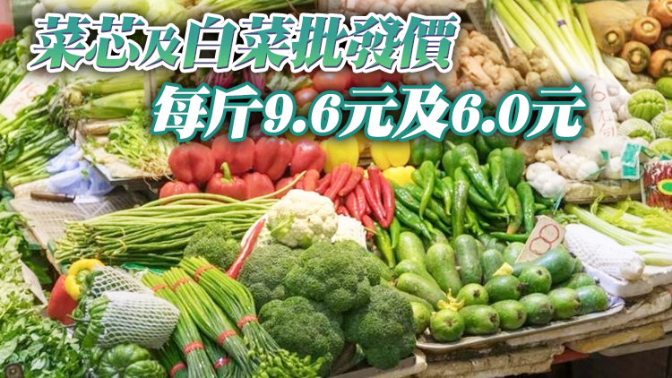 24日內地供港蔬菜2600公噸 鮮活食品供應充足穩定