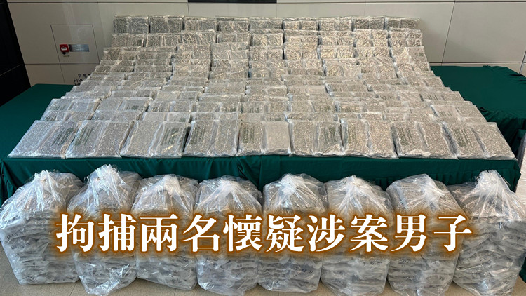 香港海關檢獲約6000萬元懷疑大麻花