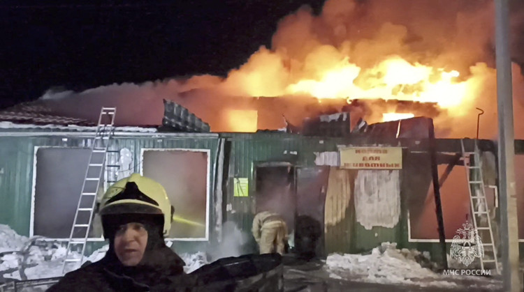 俄羅斯一養老院發生火災致20人死亡