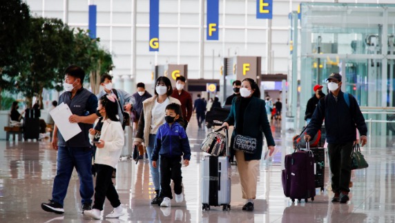 韓國仁川機場和金浦機場暫停起飛約一小時 目前恢復正常