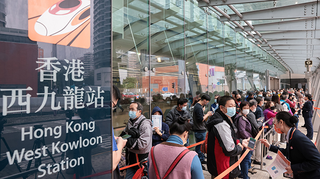 高鐵西九龍站售逾3000張復運首日北行車票