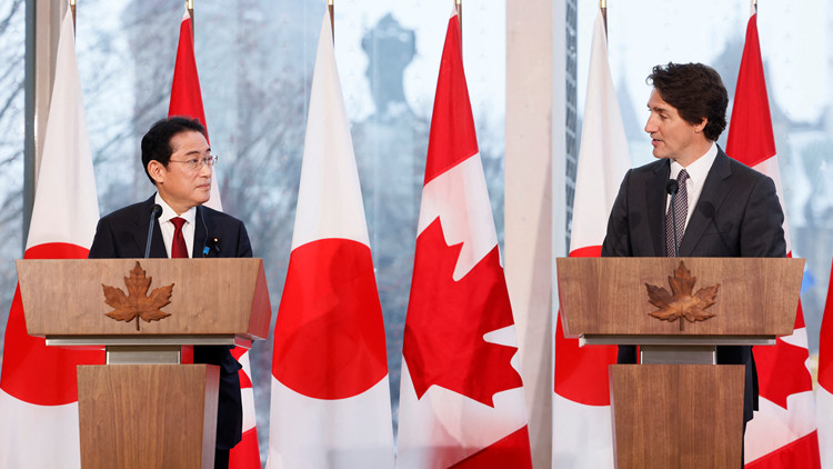 岸田文雄首訪加拿大 兩國承諾加強經貿及國際事務等合作