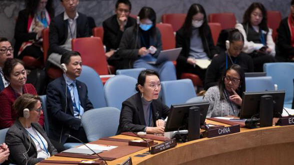中方代表呼籲國際社會加快兌現婦女、和平與安全議程承諾