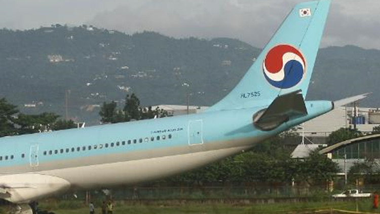 大韓航空客機內發現實彈 韓國警方介入調查