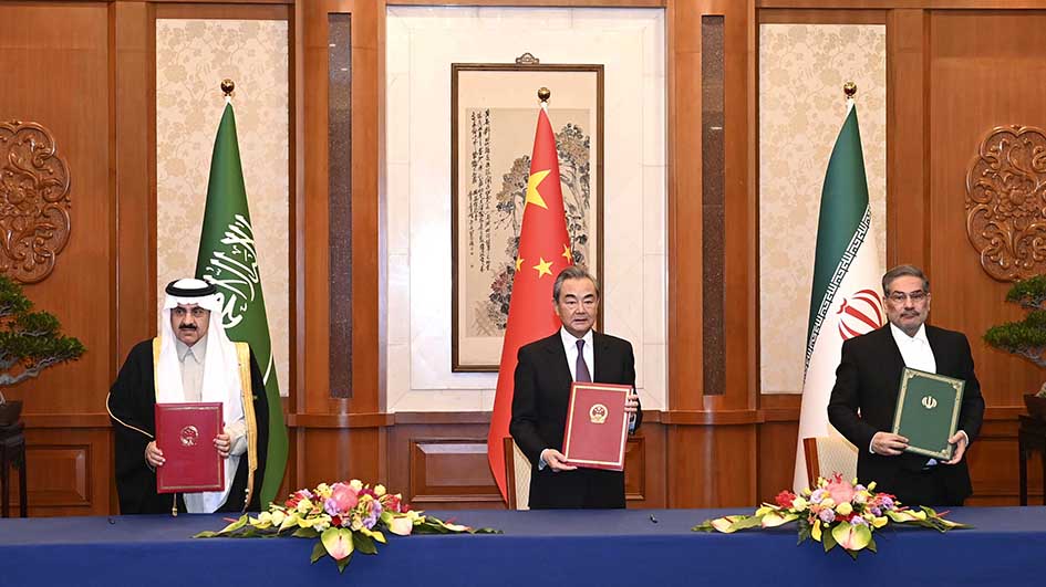 外交部：中國始終認為中東的未來應當掌握在中東國家手中