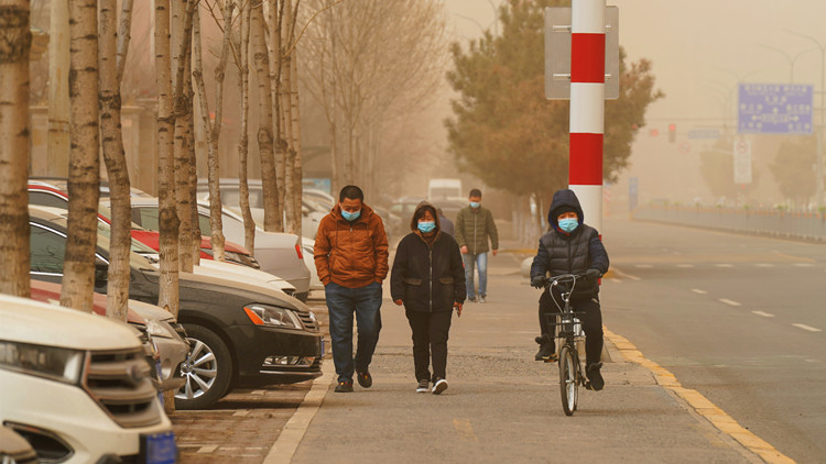 沙塵暴再襲中國北方  18個省區市受影響