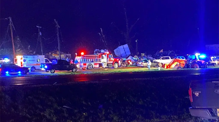 美國密西西比州遭龍捲風襲擊致23人死亡 數十人受傷