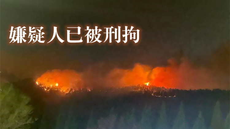 山東煙台發生火情 官方通報系焚燒雜草引發山火