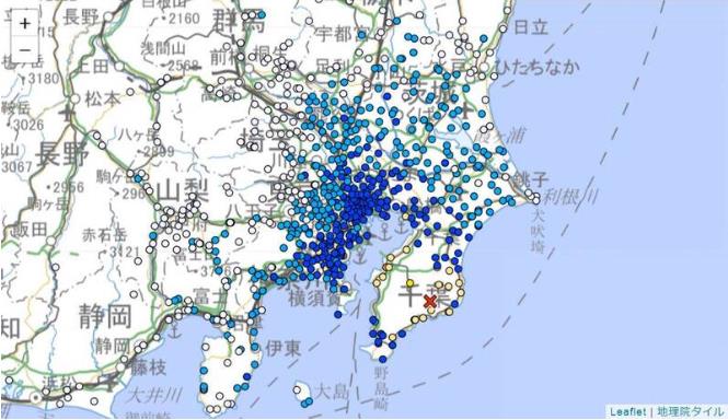日本千葉縣南部發生5.4級地震 最大震級達「5強」