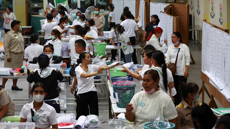 泰國大選計票完成99% 反對黨選票暫時領先