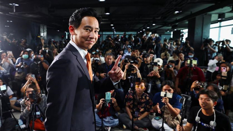 追蹤報道 | 泰國前進黨黨魁皮塔宣布贏得大選