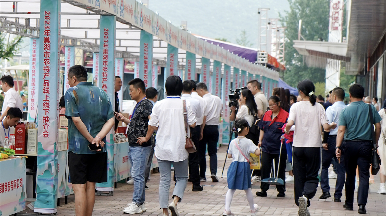 安徽巢湖：線上線下齊發力 農特產品推介助力鄉村振興
