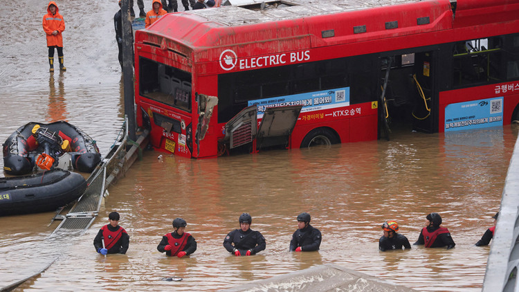 韓國本輪暴雨已造成40人死亡