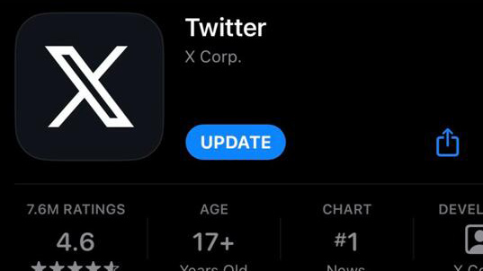 推特在蘋果App Store改名X受阻