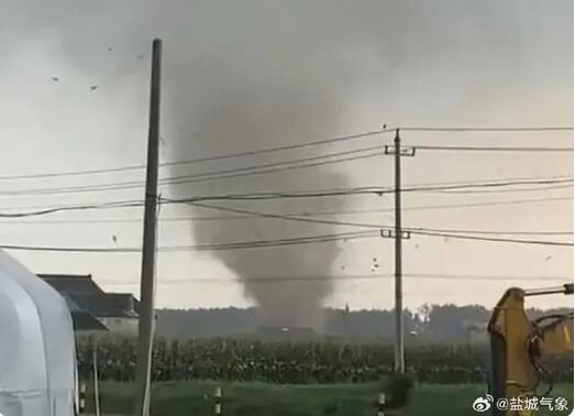 江蘇鹽城大豐龍捲風災害已致2死15傷