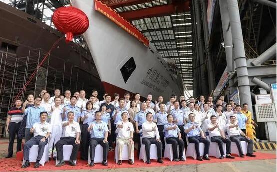 深圳市最大最先進的海洋維權執法船在廣州交付
