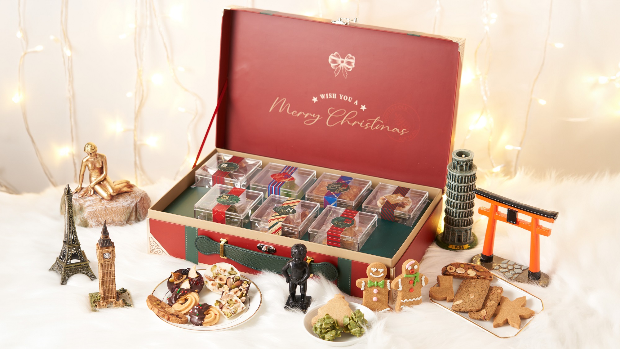 【美食】聖誕甜點禮盒系列 行李箱主題包裝精緻