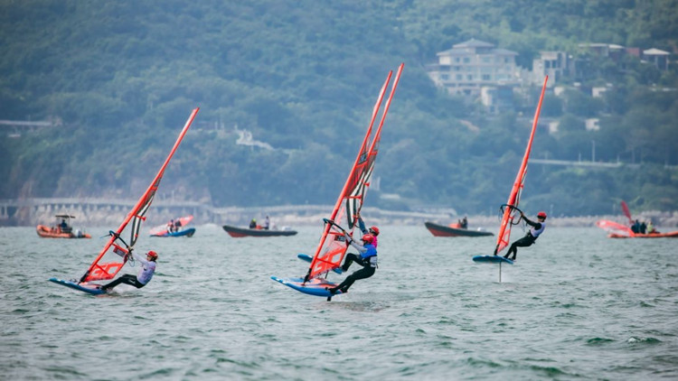 世界級賽事「水翼帆板」世界盃在深圳鹽田圓滿落幕