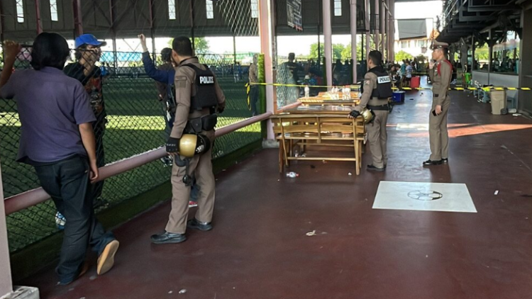 泰國足球比賽現場發生槍擊事件