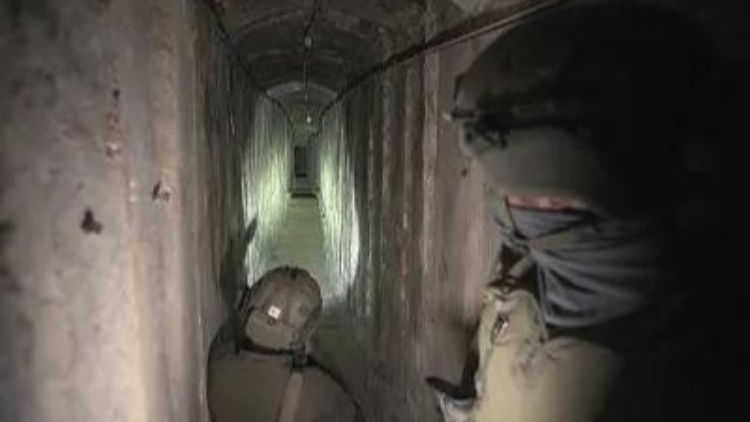 以軍稱在加沙地帶發現迄今最大規模哈馬斯地下隧道