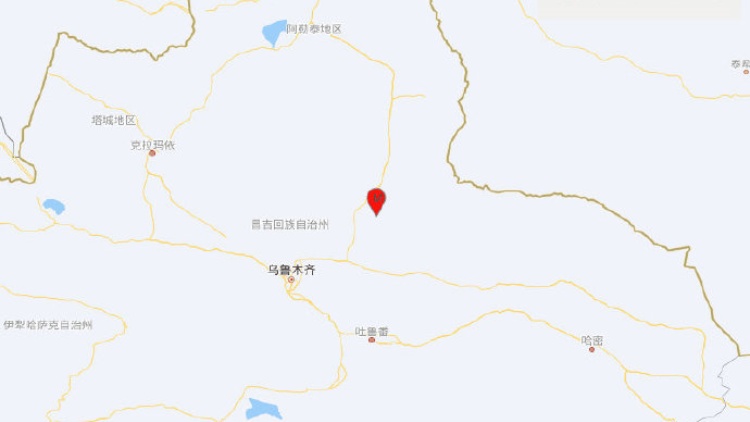 新疆昌吉州吉木薩爾縣發生3.4級地震