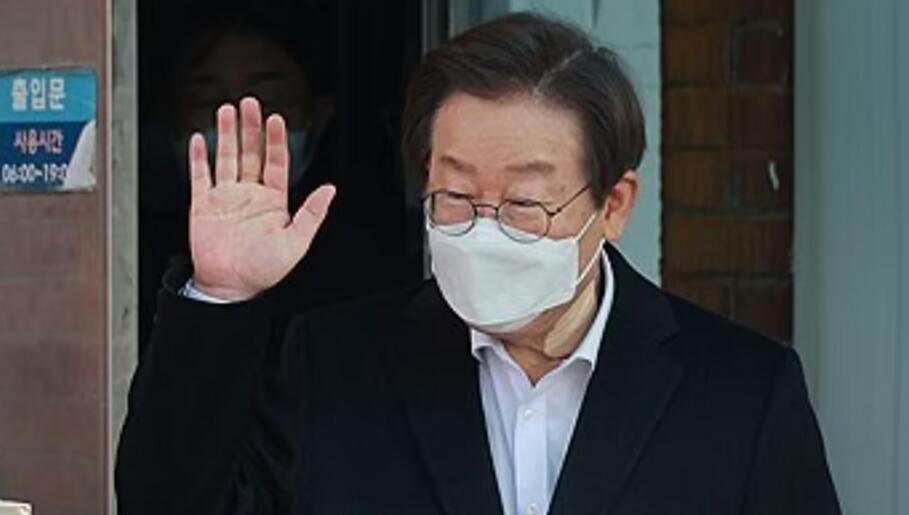 韓最大在野黨黨首李在明出院