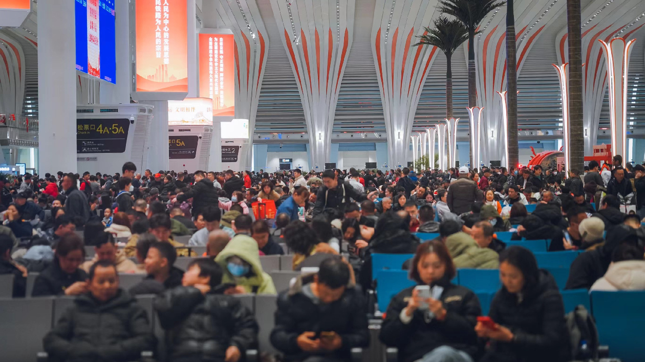 除夕當日廣鐵預計發送旅客147.6萬人次