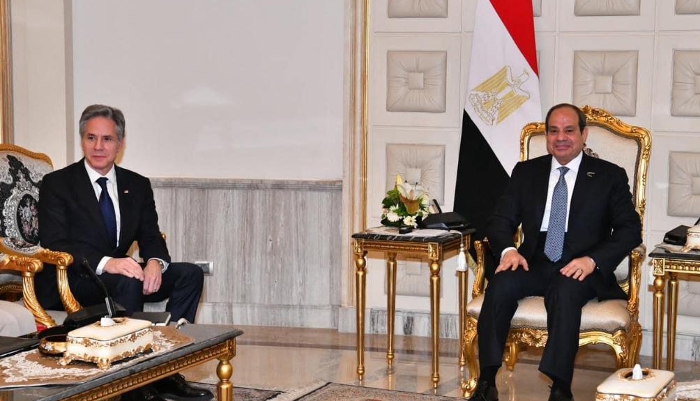 埃及總統塞西會見布林肯 強調加沙停火緊迫性 