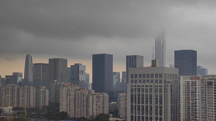 深圳今日下午或有雷陣雨 局部雨勢較大