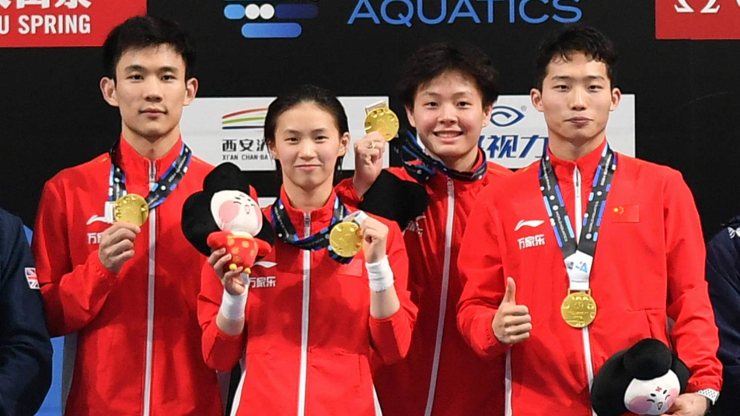 跳水世界盃總決賽中國隊首日奪4金