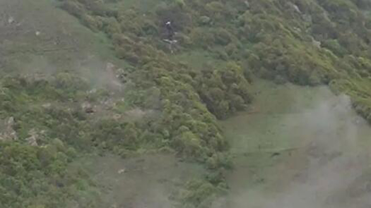 伊朗總統萊希所乘坐直升機事故現場照片公布