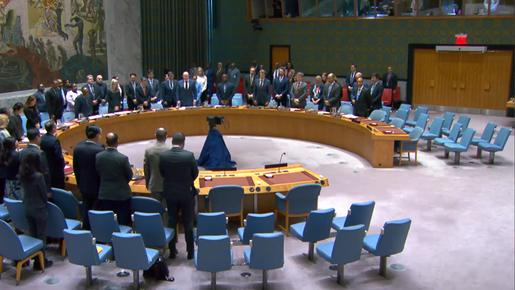 聯合國安理會為伊朗總統萊希等直升機事故遇難者默哀一分鐘